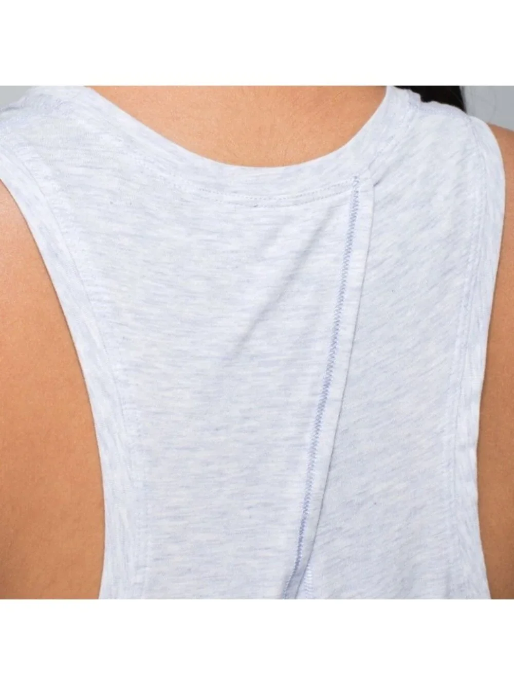 Lululemon All Tied Up Tank Heathered Cool Breeze